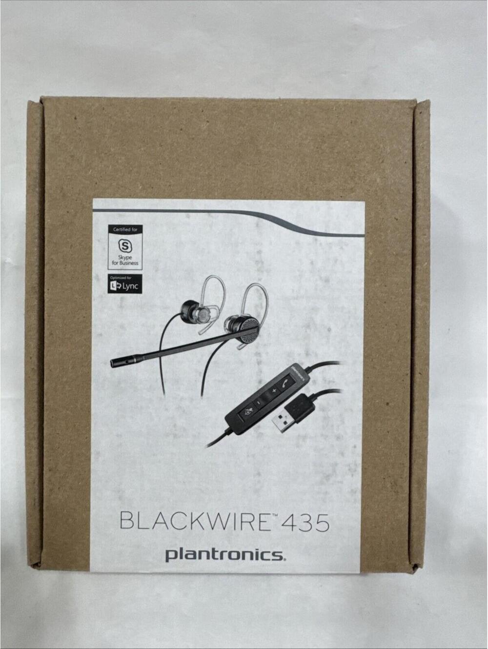 Plantronics Blackwire C435-M Stereo or Mono UC Headset W/ Carrying Case